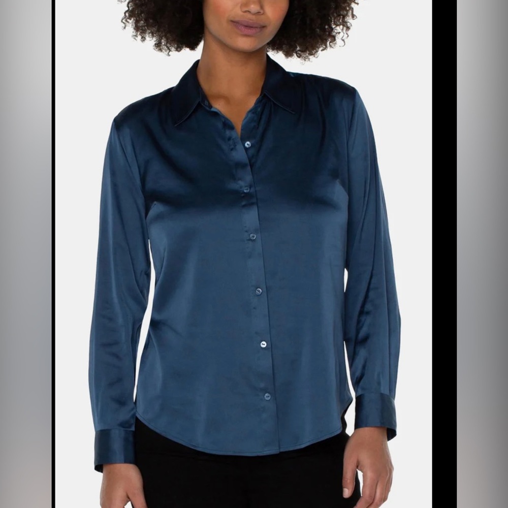 Liverpool button down blouse